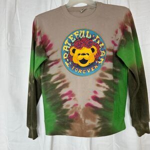 Grateful Dead Forever Tie Dye Scoop Neck Sweater Women's Size: XS